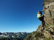 Un gran bel ‘divertente’ Pizzo di Cigola (2632 m) il 31 luglio 2014